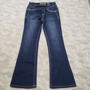Wallflower Jeans Womens 9 Blue Bootcut Stretch Denim Medium Wash